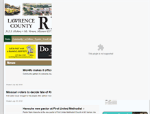 Tablet Screenshot of lawrencecountyrecord.com